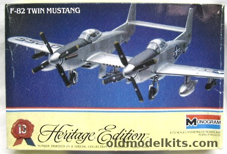 Monogram 1/72 F-82E / F-82G Twin Mustang - Heritage Edition Issue, 6063 plastic model kit